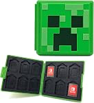 doepeBAE étui pour cartes de jeu pour Nintendo Switch, support portable pour cartes de jeu, étui de rangement rigide, organisateur de cartes Switch grande capacité avec 12 emplacements (M Vert)