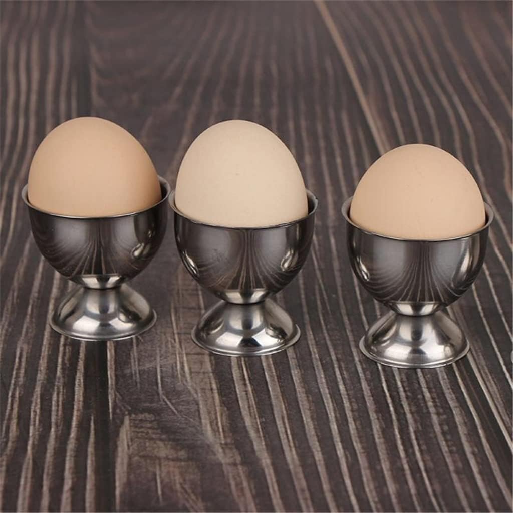 Stainless Steel Soft Boiled Egg Cups Holder Tabletop Cup Stand Kitchen Breakfast Cooking Tool