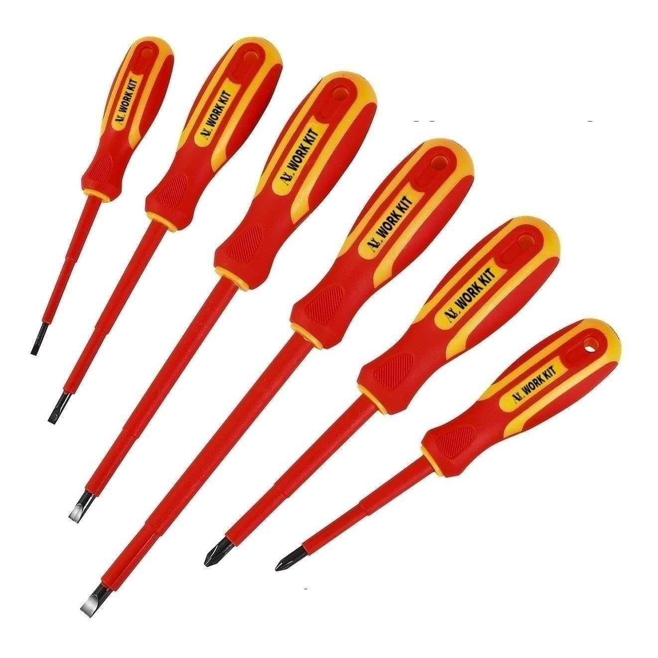 TOHOME 6-Piece VDE Screwdriver Set with Ranking, Tools