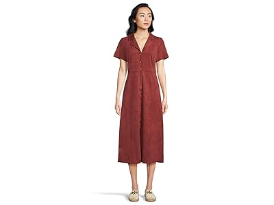 Vince Camuto Tie Back Button Down Midi Dress Women