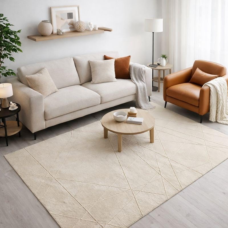 Alfombra STORESDECO bege 120x180