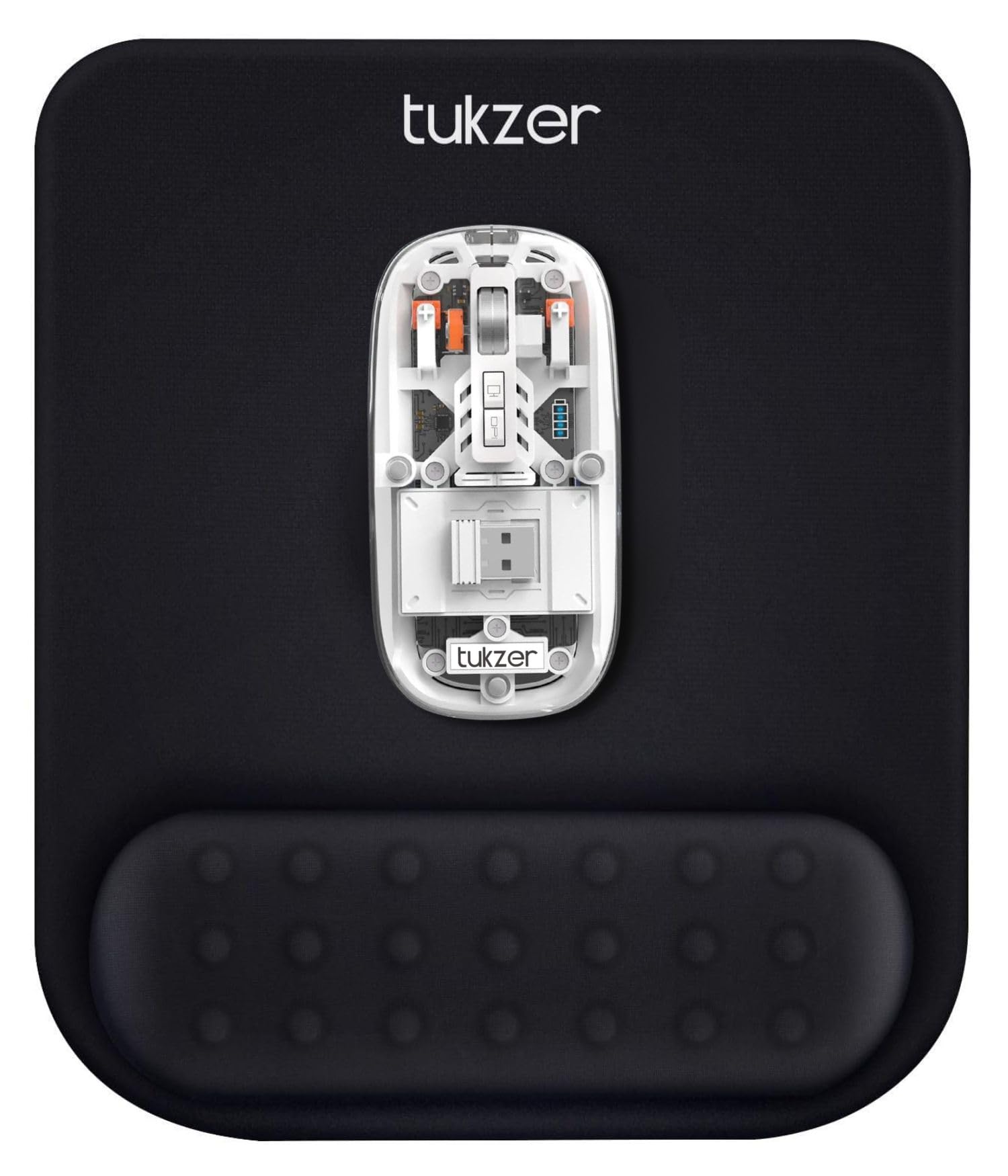 Tukzer Gel Mouse Pad Wrist Rest Memory-Foam Ergonomic Mousepad| Cushion Wrist Support & Pain Relief| Suitable for Gaming, Computer, Laptop, Home & Office Non-Slip Rubber Base (Black)-image-11