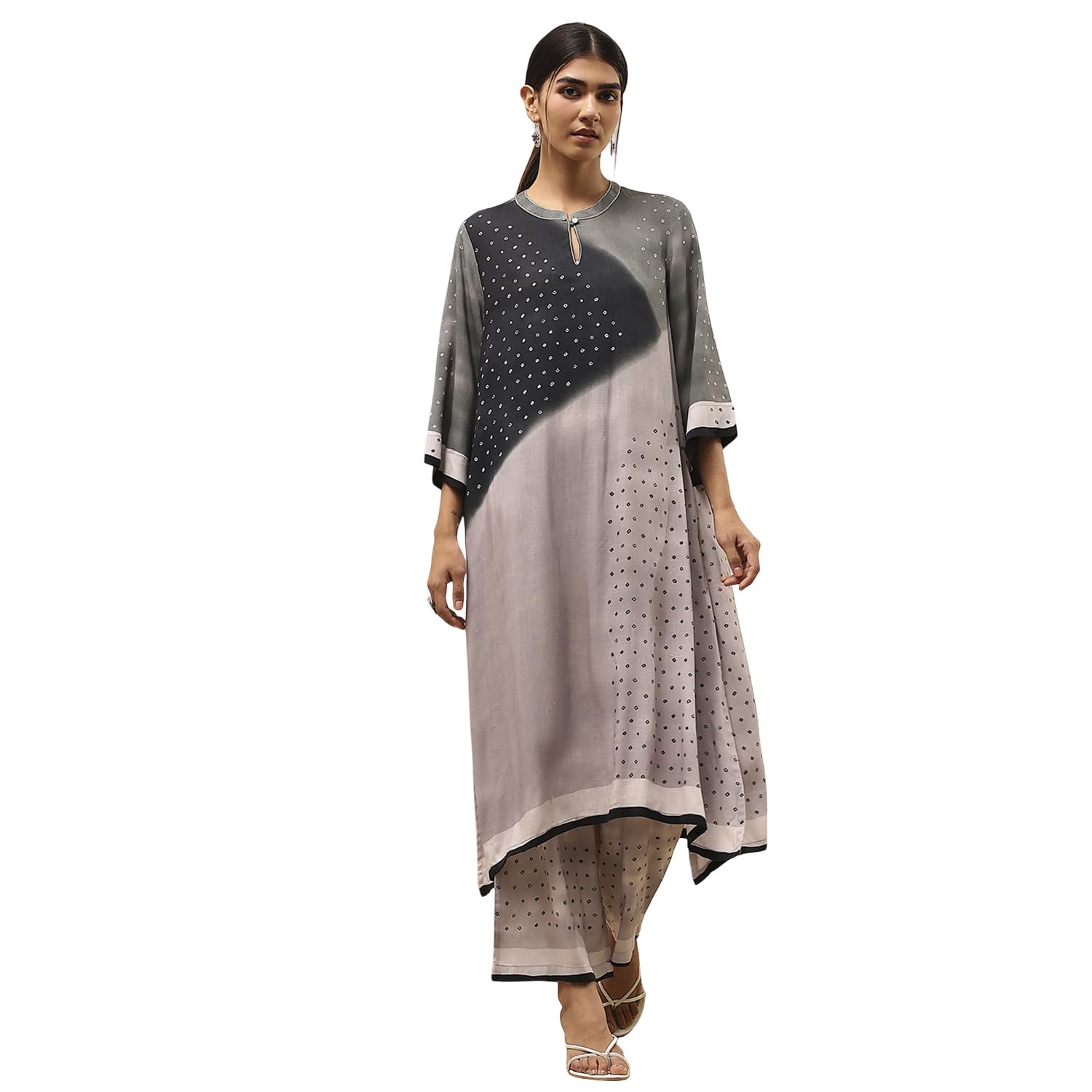 biba Women Viscose Rayon Straight Printed Suit Set-picture-22