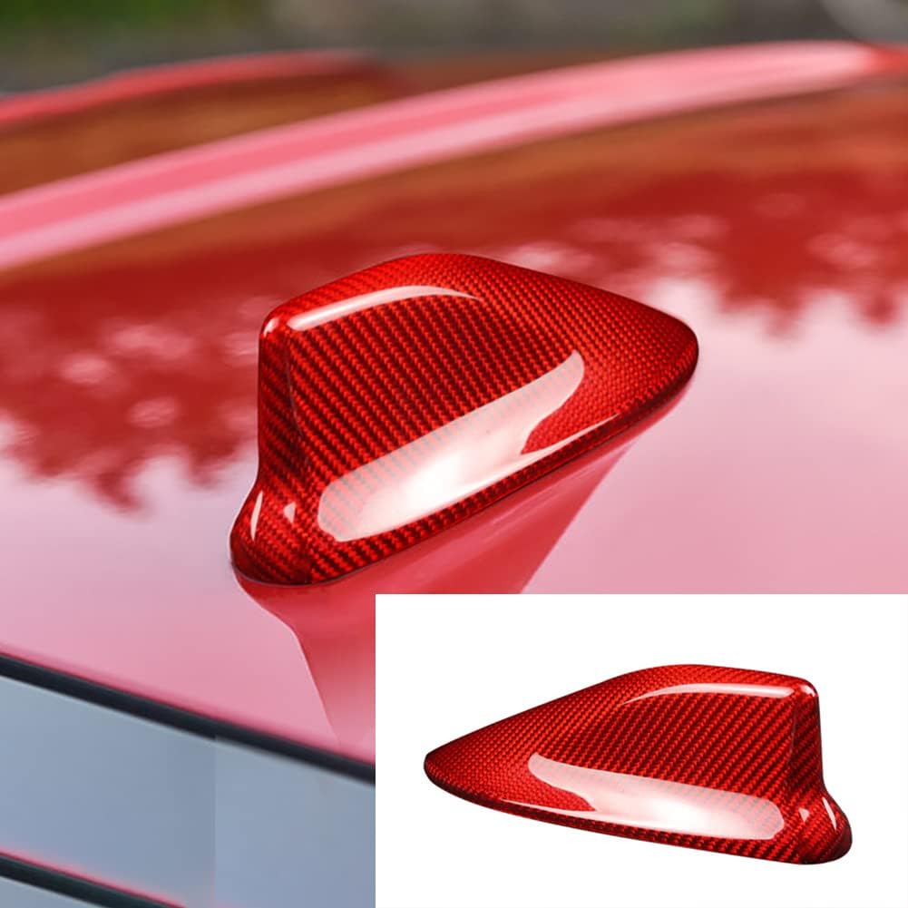 Fit for Subaru BRZ Toyota 86 Scion FR-S Red Carbon Fiber Car Shark Fin Antenna Cover