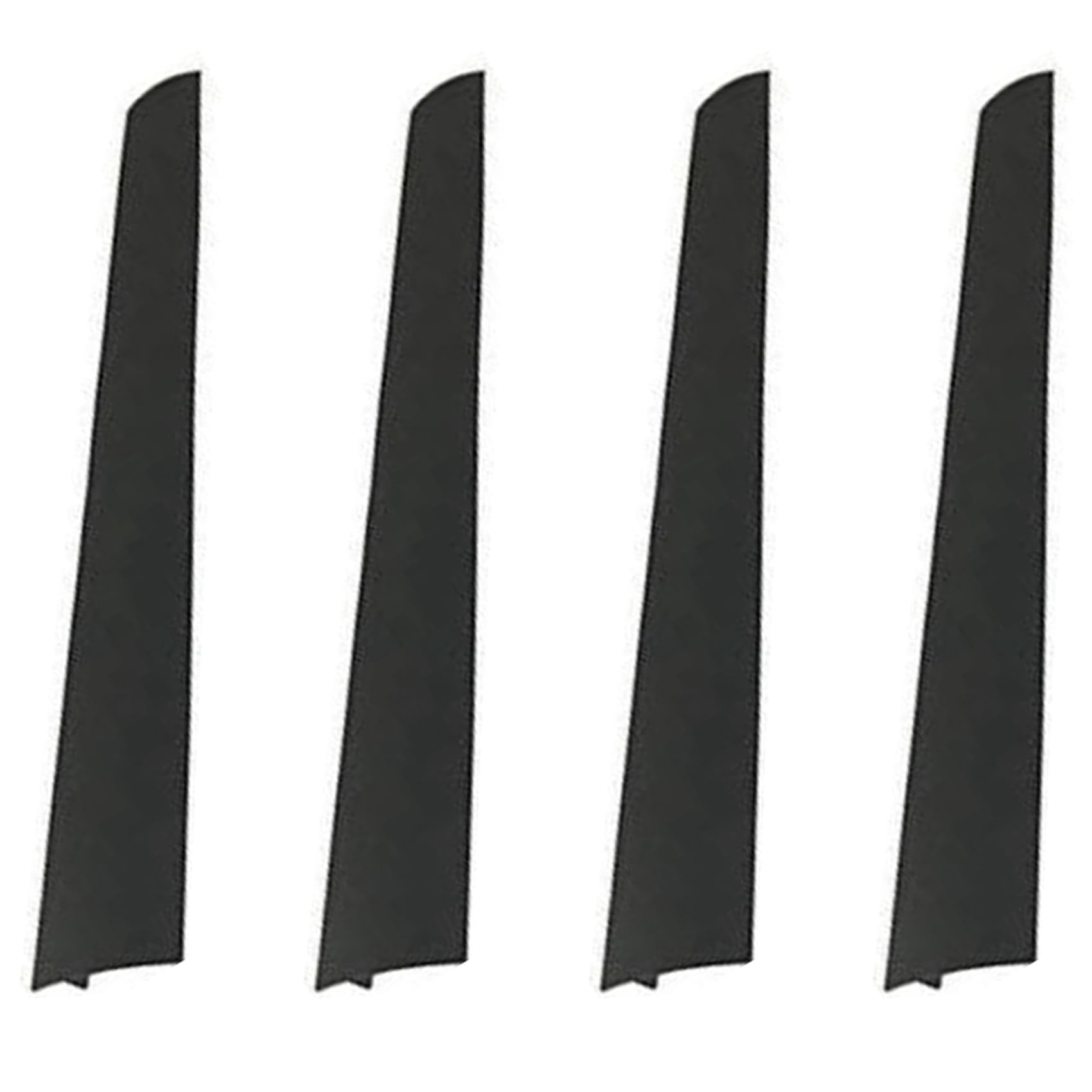 Hndhbfgrt 4X Silicone Stove Space Covers, Heat Oven Space Filler Seals Space Between Stovetop and Counter Black
