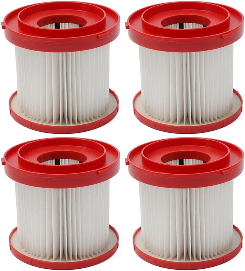 Daaxing HEPA Filters Fits For Milwaukee M18 VC2-0 Wet/Dry Cordless Vacuum Cleaner Replacement Accessories,Replace 4931465230 (4PCS)