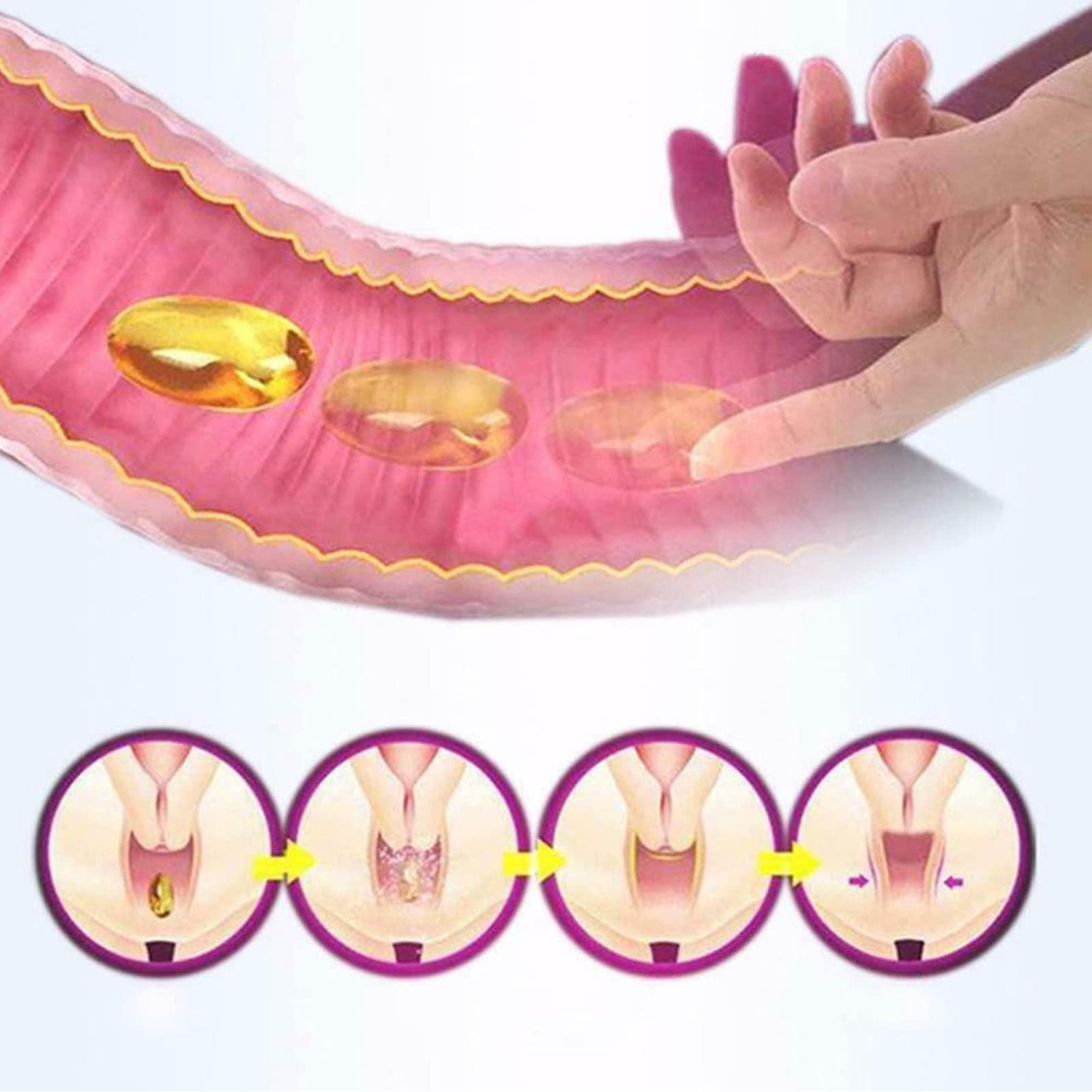 Vaginal Constriction Tightening Capsules Nursing Shrinking Female Repair, Premium Vaginal Tightening Products (3 Bottle)