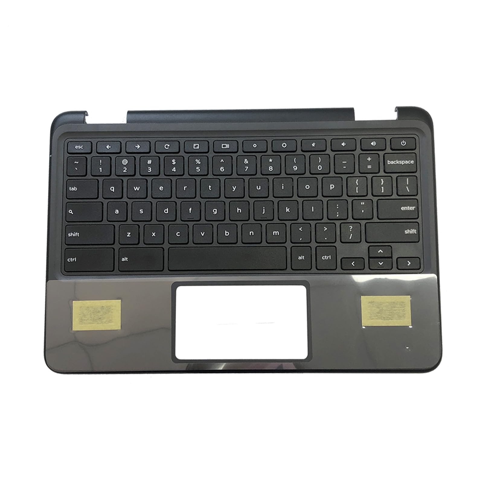 D-KXCPELE Replacement Laptop Palmrest with Keyboard Touchpad for Dell Chromebook 3110 Without Camera Hole Black Upper Case 00H7CN 0H7CN AP3IU000800 (Upgrades) (Palmrest+Keyboard)