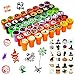Max Fun 192pcs Halloween Party Favors Toys Halloween Stamps Halloween Stickers for Kids Halloween Party Supplies, Goodies Bags, Classroom Game Reward Prizes(Halloween)
