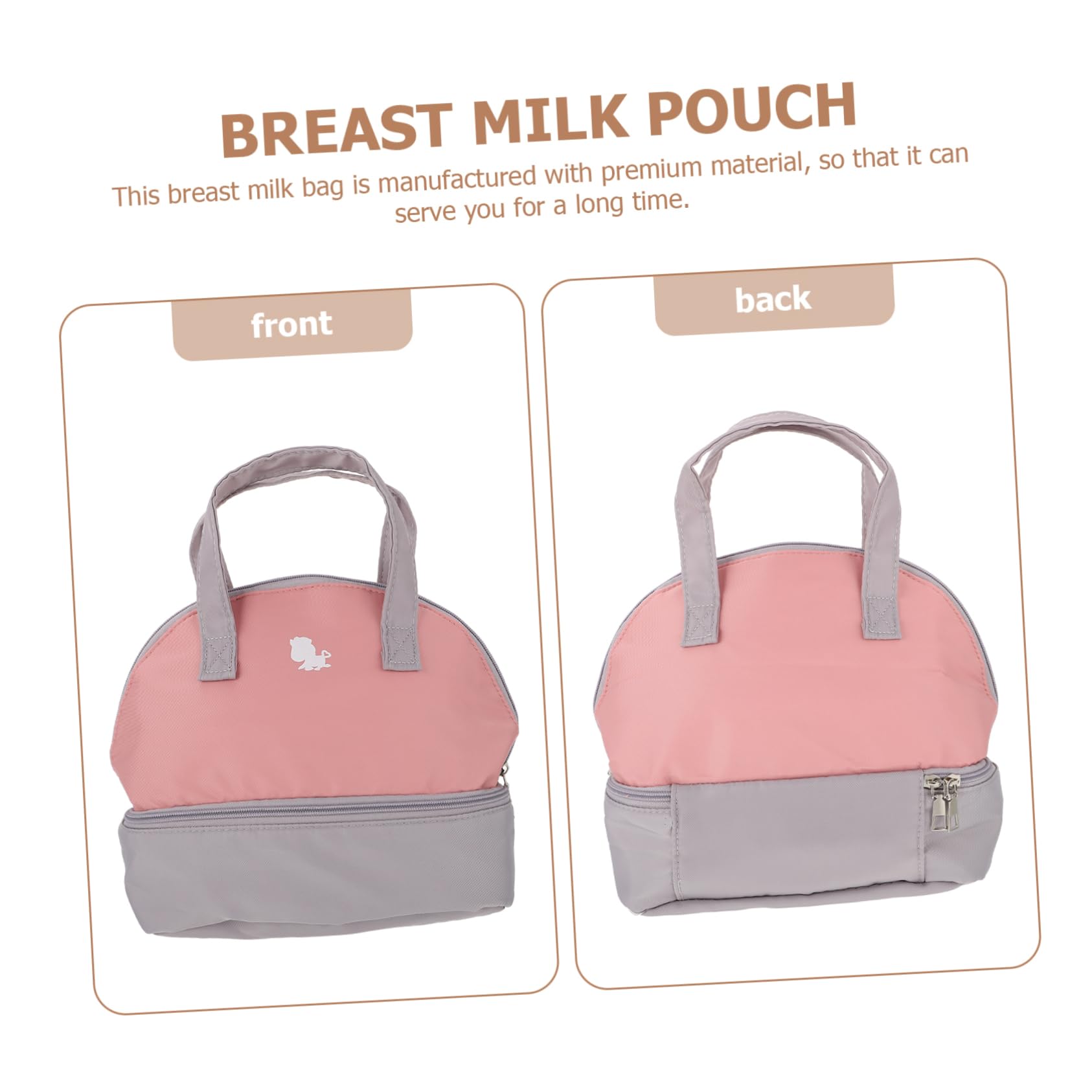 Abaodam 3 Piezas Bolsa Pack Bebe Packs bebé mamá biberones Bolsa Almacenamiento Leche biberón Recipiente para biberones Bolsa Asas la Aislamiento Organizador envase