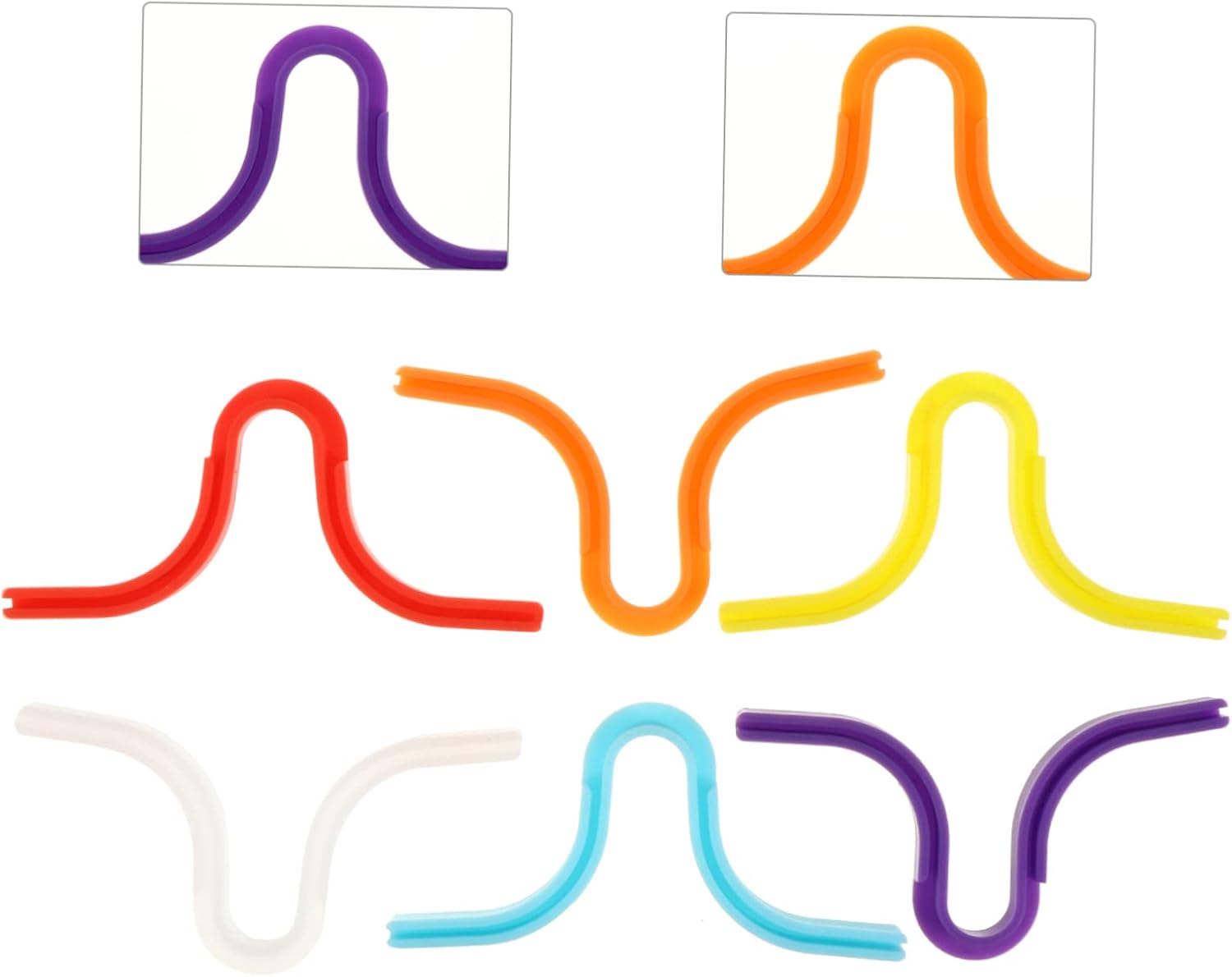 HEALSOPTHY 6pcs Silicone -Fog Nose Bridge Clips for Glasses Comfortable Seal Nose Pads Prevents Fogging from Warm Exhalation for Adults and Lightweight and Design