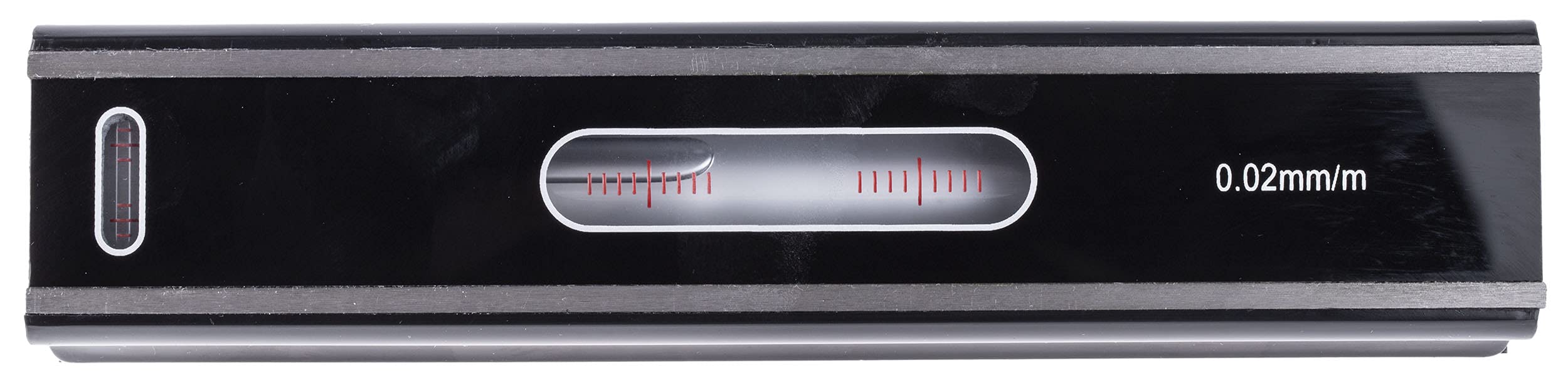 RS PRO Nivel de burbuja, tipo ondas, 200 mm, 1 libélula/n, 0,02 mm/m