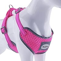 Vista 21 de ThinkPet Arnés de ventilación reflectante transpirable suave sin tirones para cachorros, chaleco de ventilación para cachorros pequeños y medianos