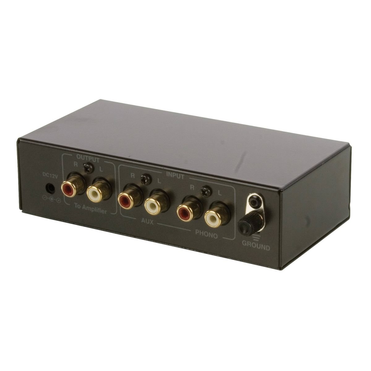 HQ PRE AMP-12/AUX Pre-amplificateur stéréo avec entrée Aux commutables