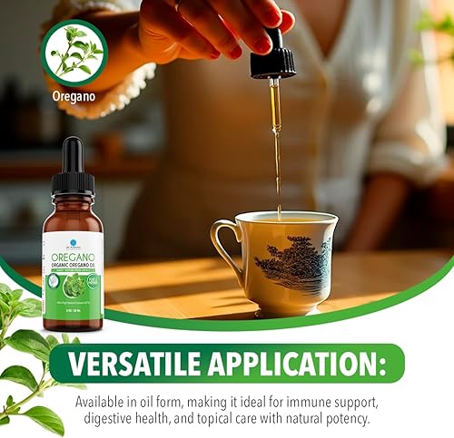 Miniatura 5 de Dr. Robaina Aceite orgánico de orégano gotas 87% Carvacrol - Orégano griego salvaje (Hirtum) prensado en frío en AOVE - 432 porciones - Apoyo