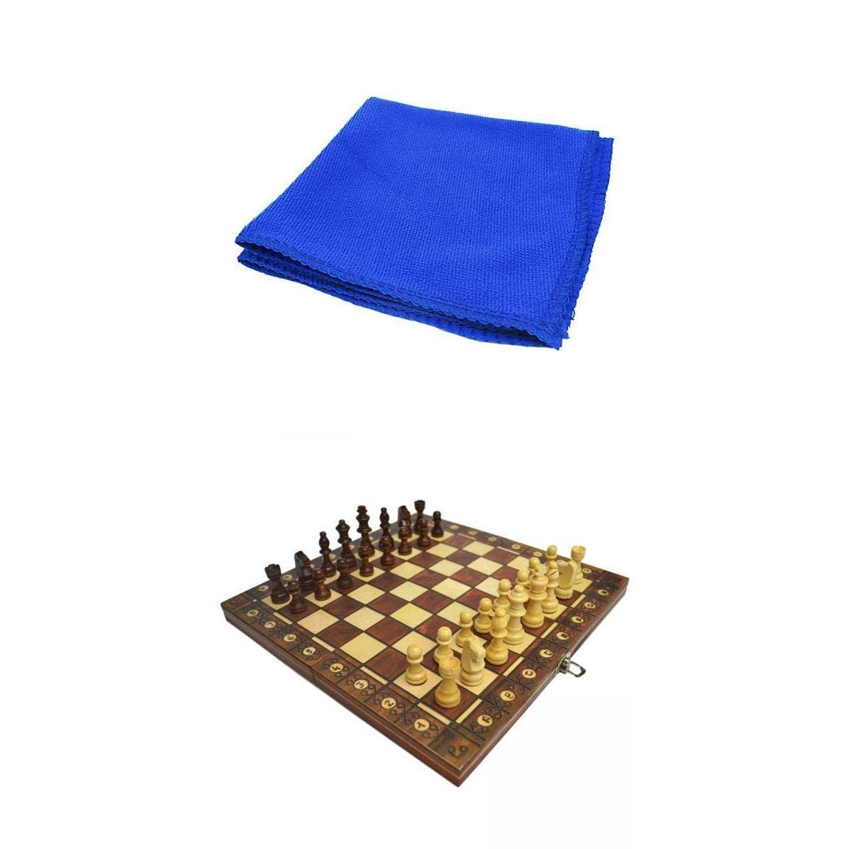 ATORSE Toy 3 in 1 Chess Checkers Backgammon Travel Board Game Toys for Kids Adults -Toys & Hobbies-Games-Chess-Contemporary Chess-image-11