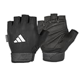 adidas Essential Training & Weightlifting Gloves, Fingerless Workout Gloves