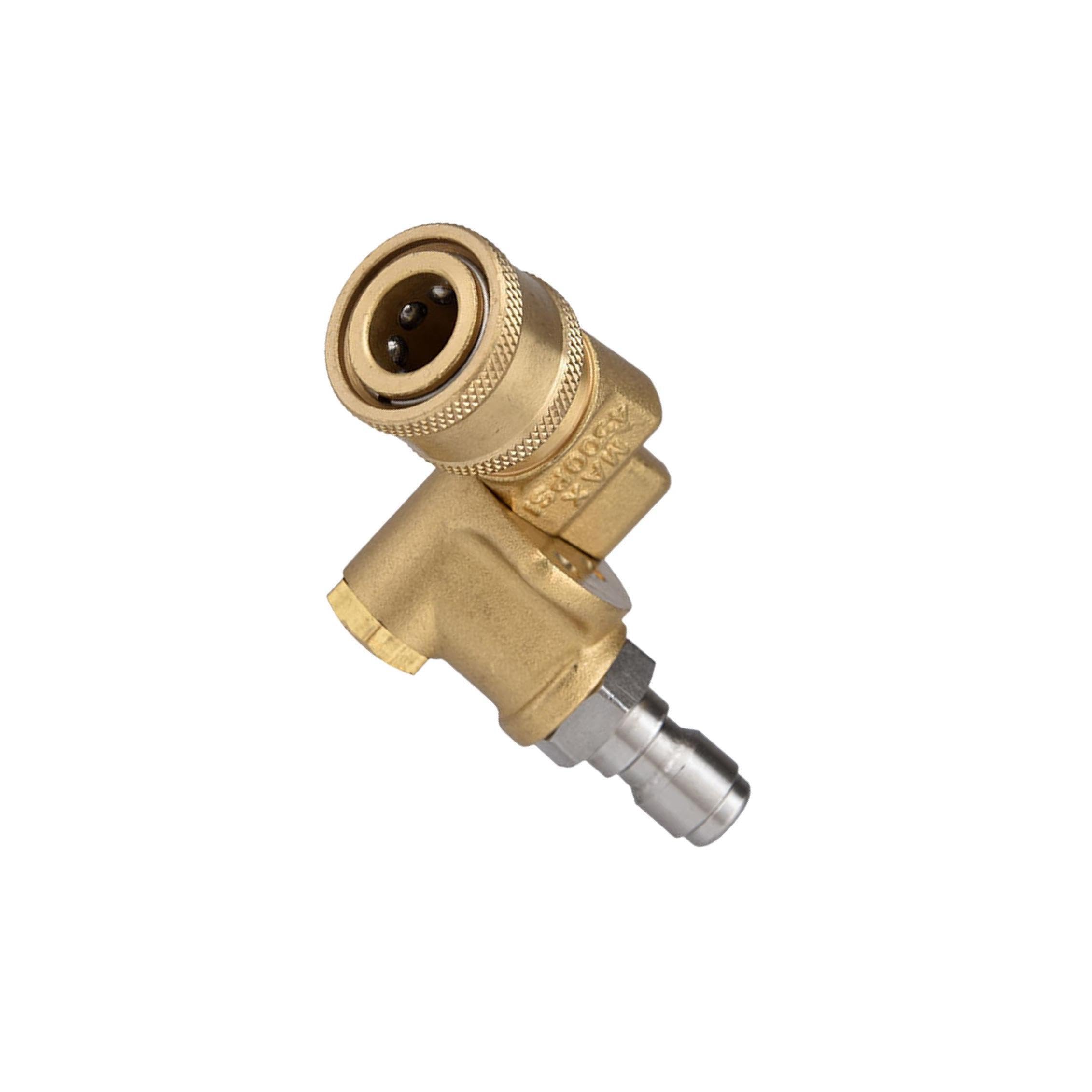Qixcxaz High Pressure Washer Quick Release Connector With Versatile 180 Degree Pivoting For Effective Cleaning Solutions Quick Release Pressure Washer Adapter Fittings