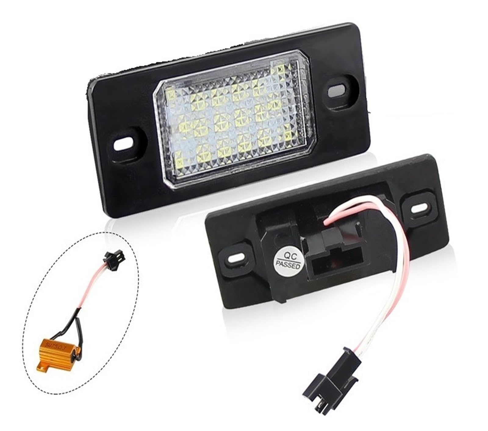 Luces de matrícula LED para Golf 4 5 Passat B5.5 y Tiguan pack de 2 unidades 8