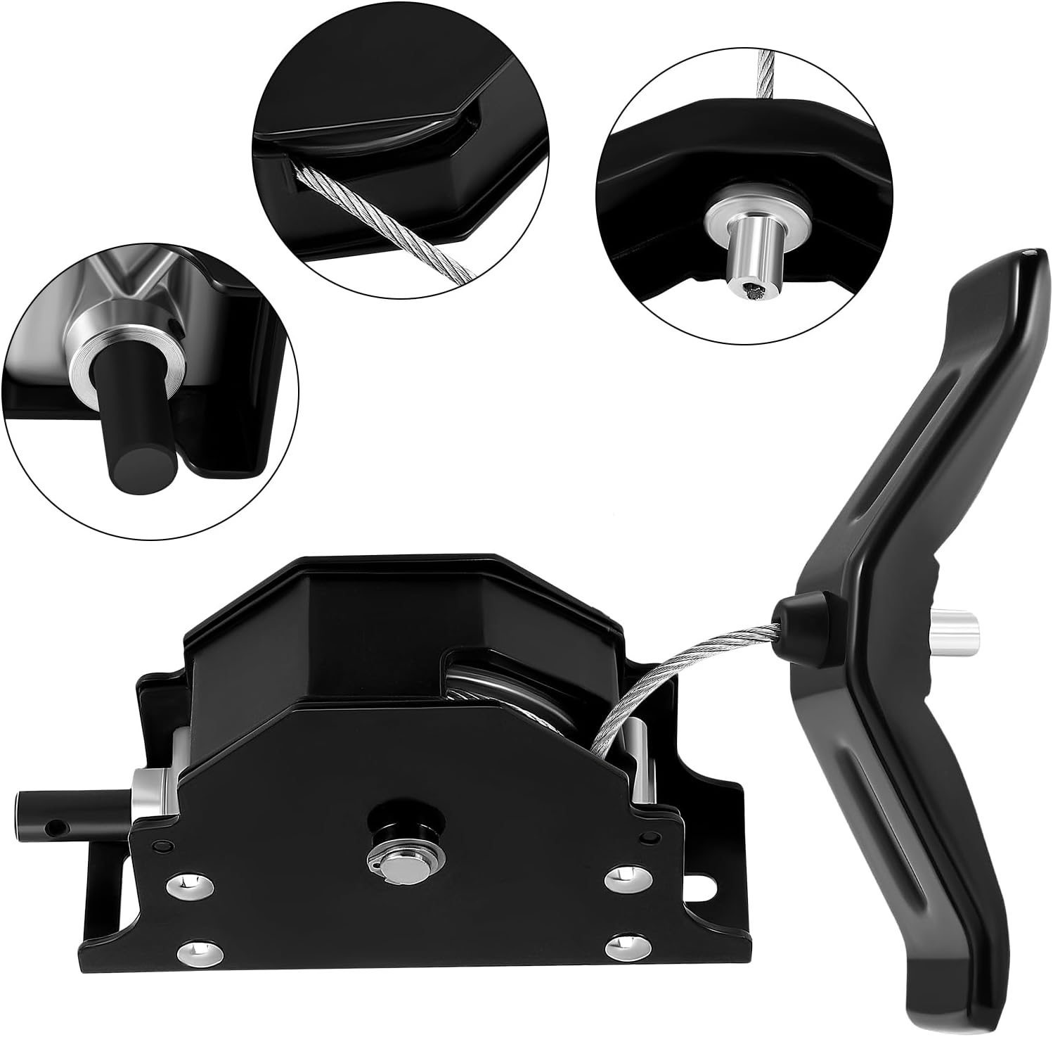 159056 Spare Tire Hoist, Spare Tire Winch Carrier Compatible with RVs Trailers Trucks Motorhomes, Spare tire Hoist Spare Wheel Towing Winch, Spare Tire Lift Assembly, Spare Tire Hoist, LC159056