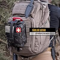 Vista 8 de EVERLIT Kit de supervivencia de 250 piezas de primeros auxilios IFAK EMT Molle Kit de supervivencia para equipos al aire libre, kits de emergencia