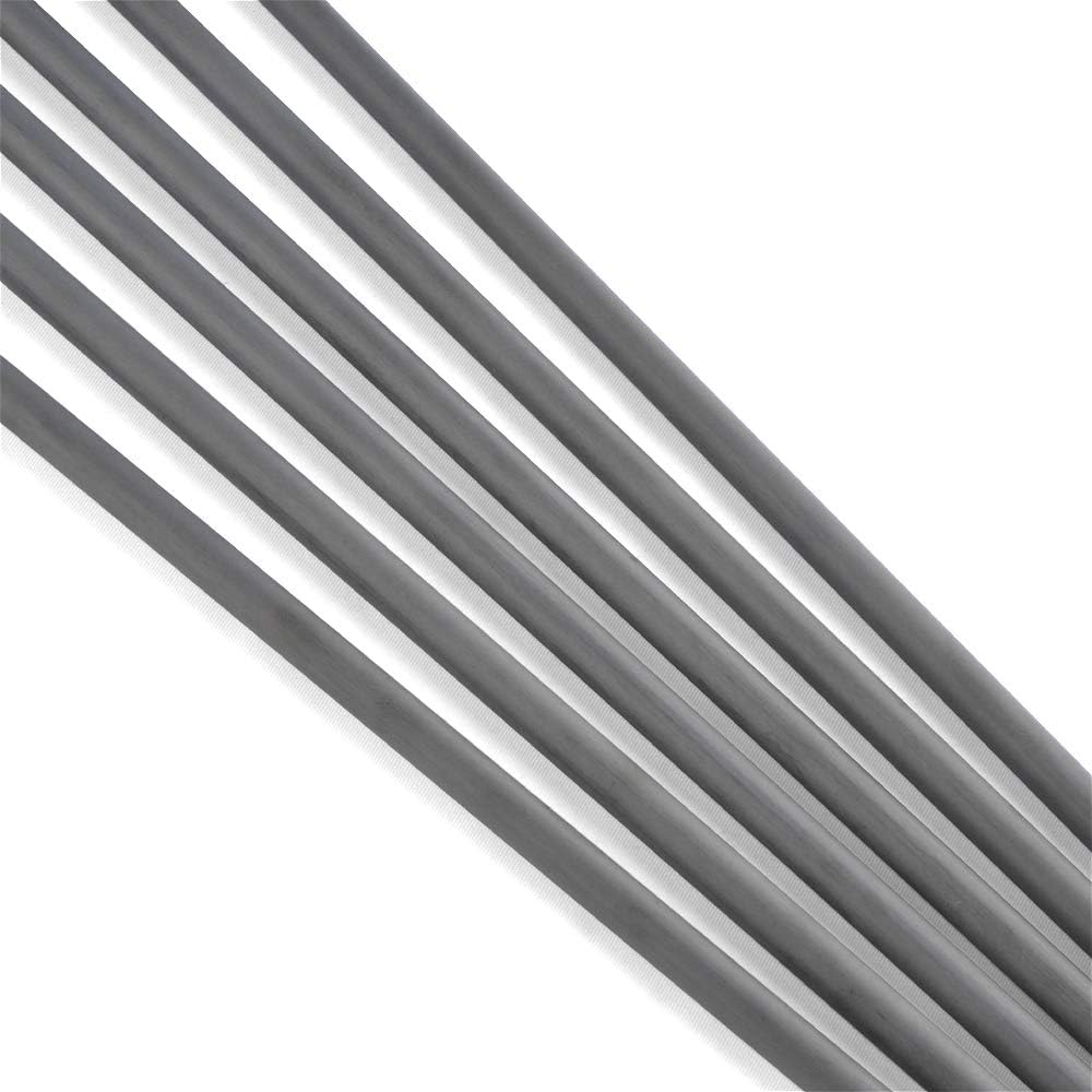 12pcs 30 Pouces Arbre de Flèche en Carbone Spine 300-900 Tube de flèche de Carbone Pur Tir à l'arc de Carbone Flèche d'arbre pour DIY Flèches