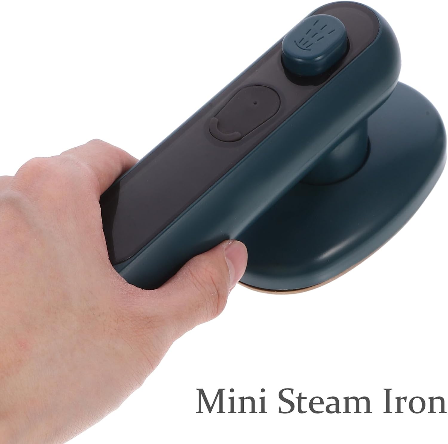 Portable Mini Travel Steamer Iron Abs Material Handheld Garment Steamer for Clothes Small Steam Ironing Machine Safe No Leak for Home Hotel Outdoor Use American Plug