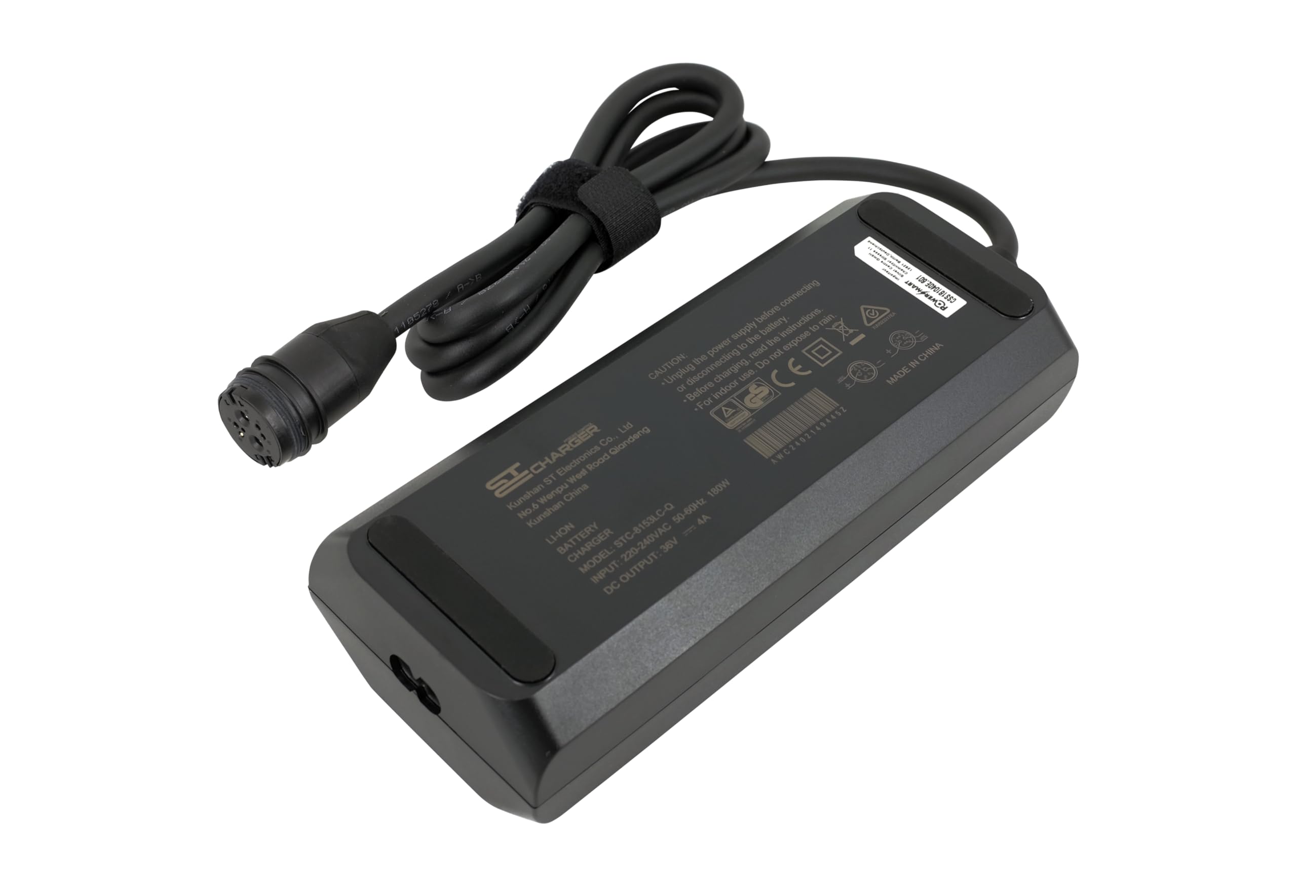 PowerSmart Cargador de batería de 4A para Qwic batería de 36V con Conector Rosenberger