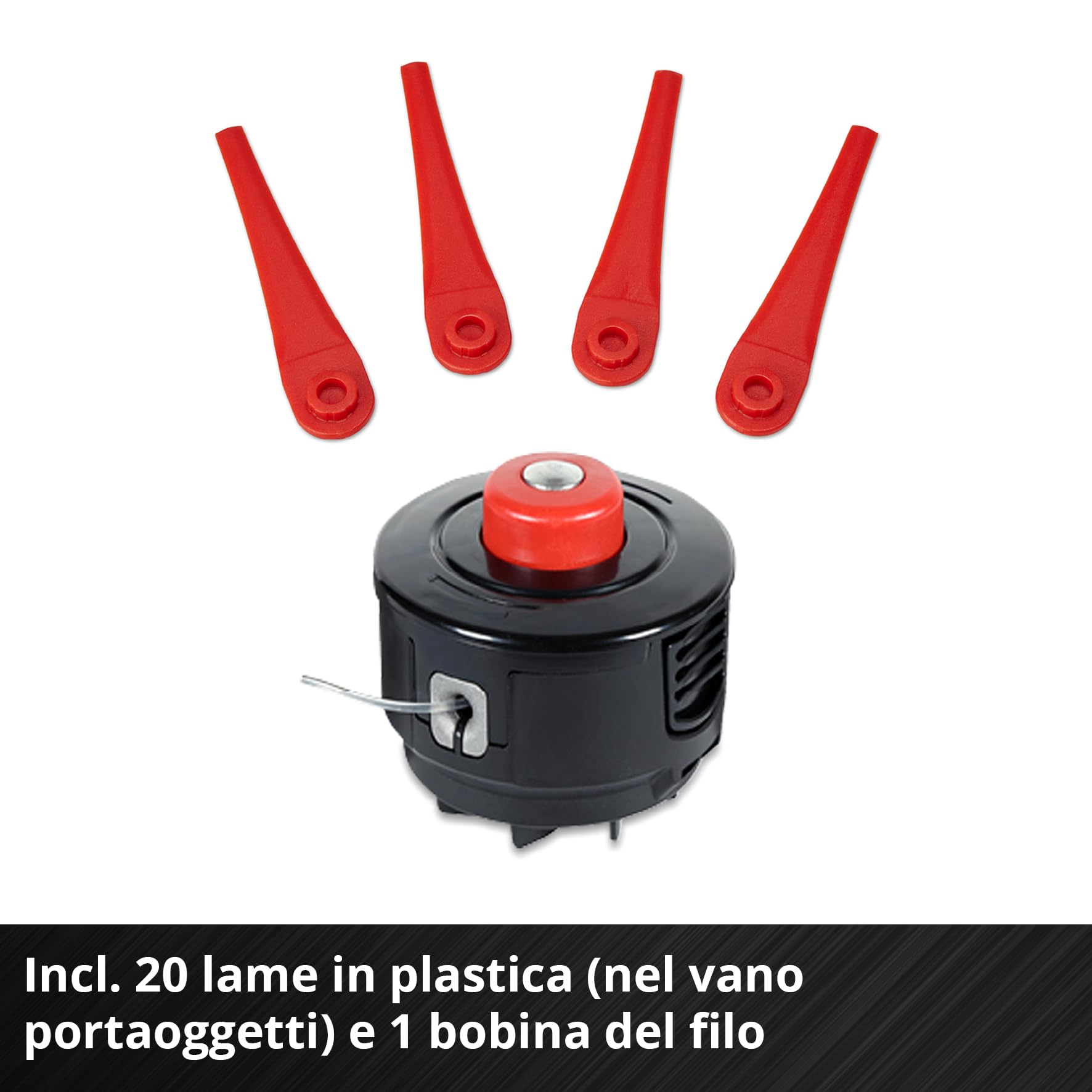 Einhell Decespugliatore GE-CT 18/25-1 Li-Solo Power X-Change (18 V, larghezza 25 cm, testata rotante e inclin., 20 lame, 1 bobina, senza batteria)