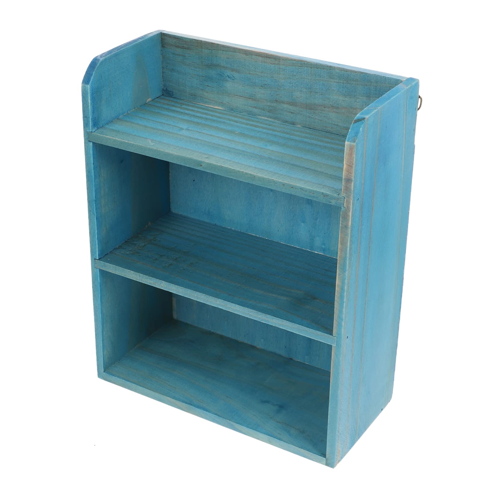 FUNOMOCYA 1pc Shelf Countertop Display Rack Dishes Organizer for Cabinet Wall Mount Jewelry Organizers Wall Hanging Jewelry Organizer Doll Display Vanity Rack Office Wood Make up Drying Rack