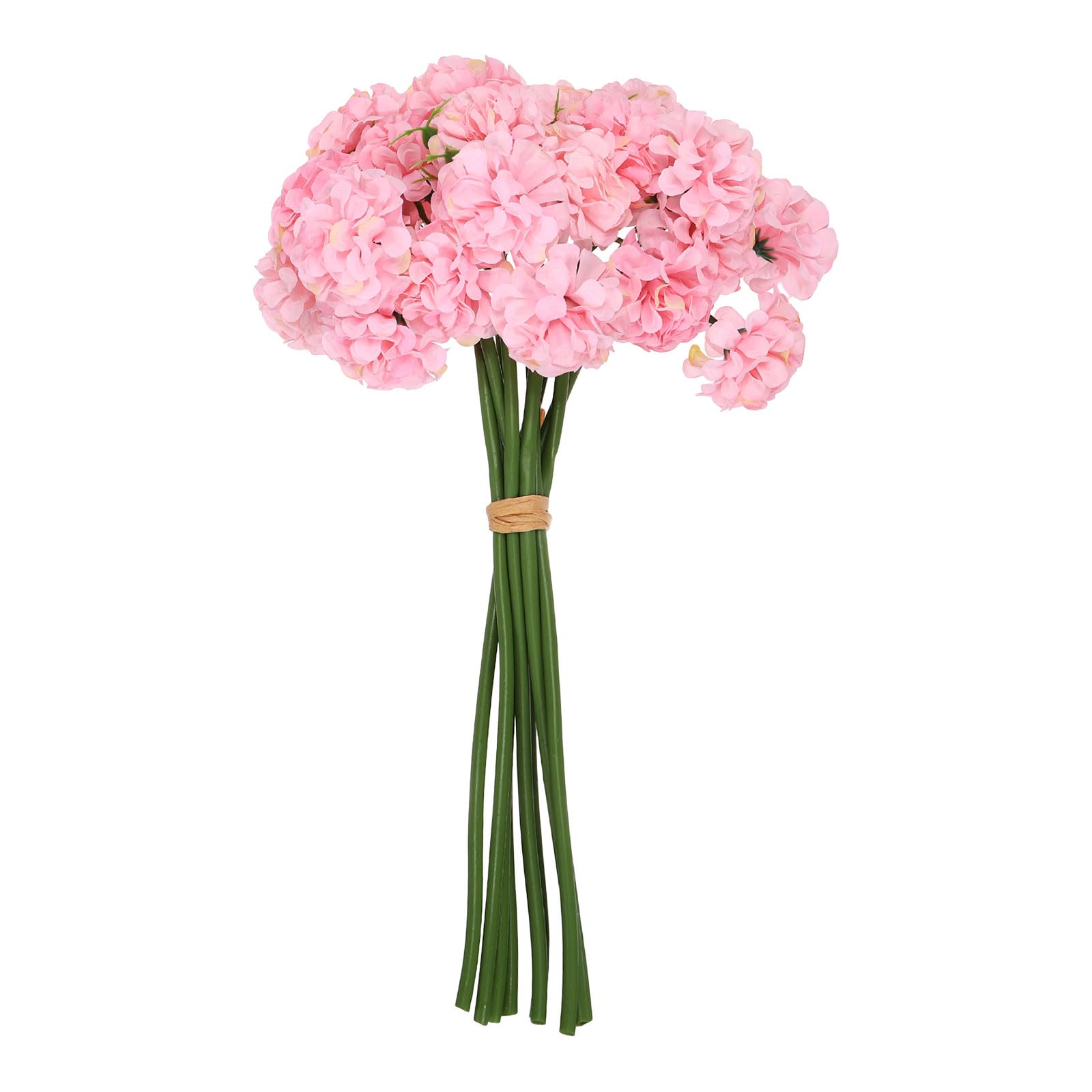Fleurs artificielles de chrysanthème rose bouquet hortensia artificiel pour vase