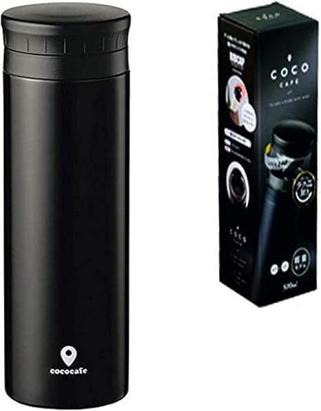 Amazon ステンレス マグ ボトル 水筒 スリムボトル 保冷 保温性に 真空2重構造 軽量約260g 広口タイプで洗いやすい シンプルデザインだから使いやすい ブラック 500ml 水筒 マグボトル オンライン通販