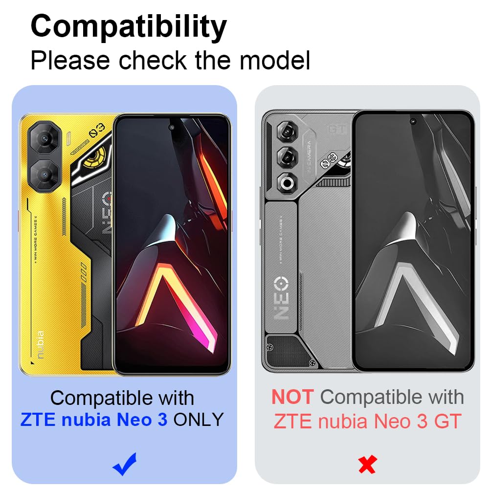 3+3x Pellicola per ZTE nubia Z20 Protettiva Protezione Claro