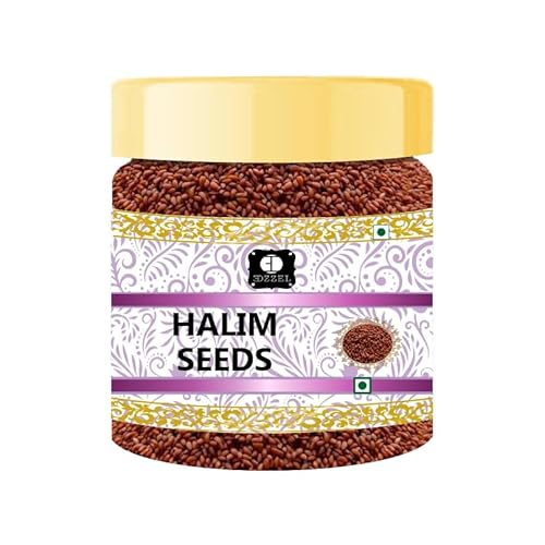 EDZZEL Natural Halim Seeds | Indian Origin | Edible Seeds | (Pack of 1) 100 Gm