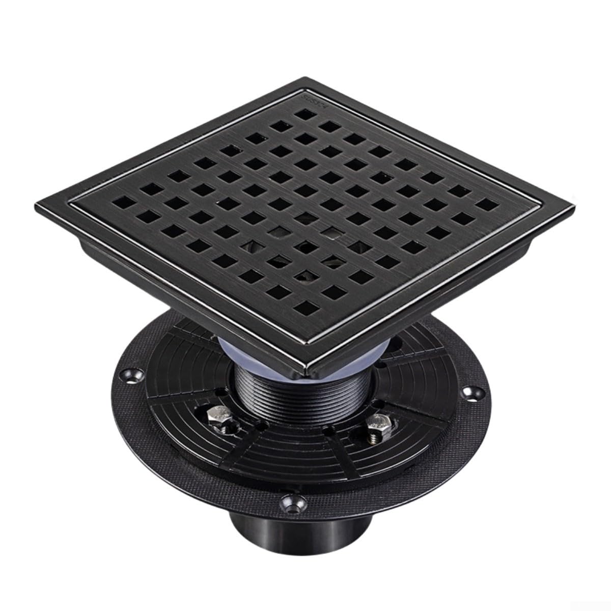 Rivoluziona il tuo ambiente doccia con il soffione doccia quadrato in acciaio inox 30x30cm nero opaco