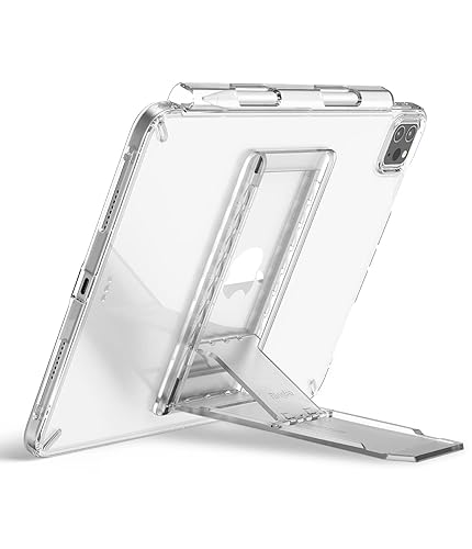 Ringke Excelente soporte universal para tablet, soporte de acción de resorte, accesorio adhesivo multiángulo para tabletas iPad, lector electrónico