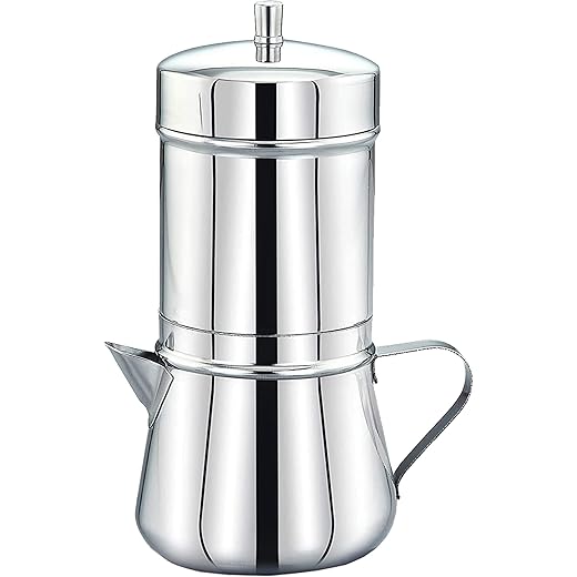PE Birds Stainless Steel 2in1 Filter Coffee Maker Tea Pot/Co