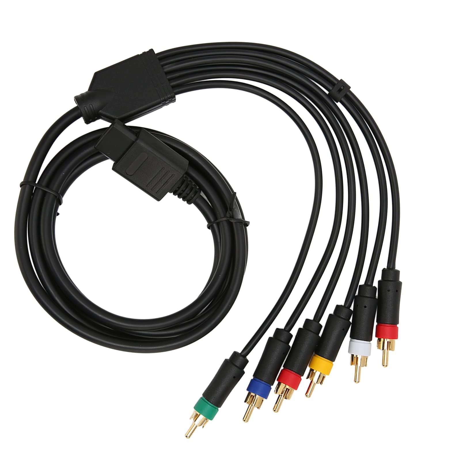 Ejoyous Cable de Video de Componente RGB, Cable de Compuesto RGB con 4 Cabezales BNC para Consolas de Juegos