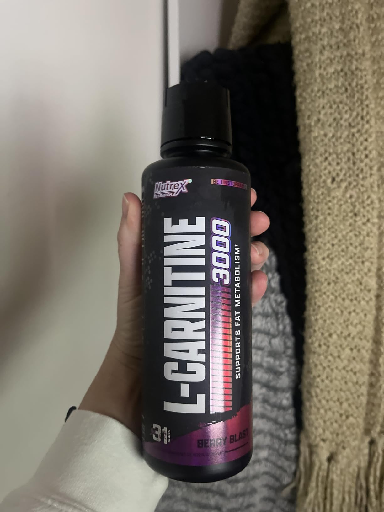 Nutrex Research L-Carnitine 3000 (31 Servings, Berry Kuwait