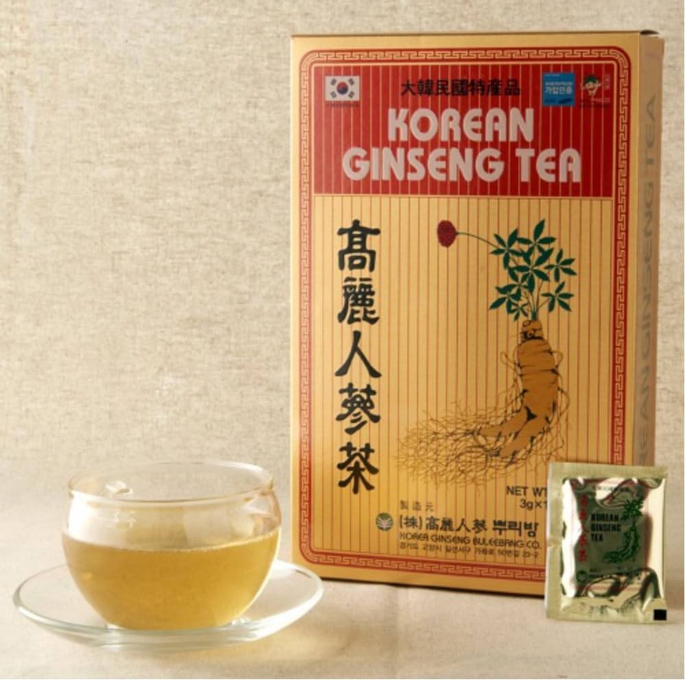 Miniatura 2 de Té de raíz de ginseng con extracto coreano 0.11 oz x 100e