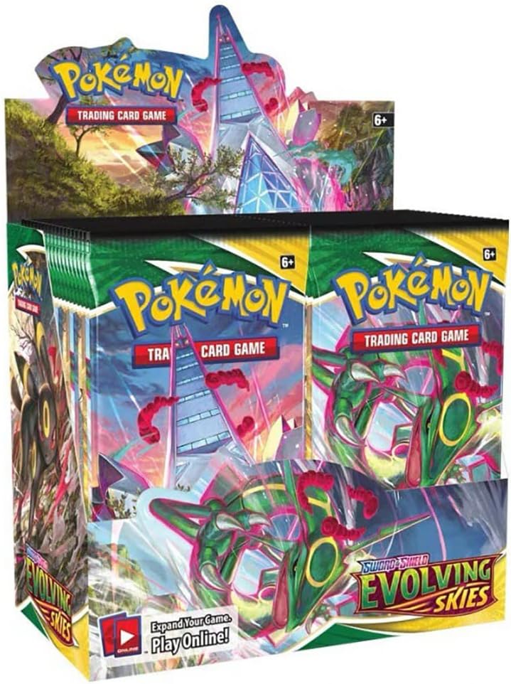 Pocket Monster TCG: Sword & Shield Booster Box(36 Packs) (Evolving Skies)