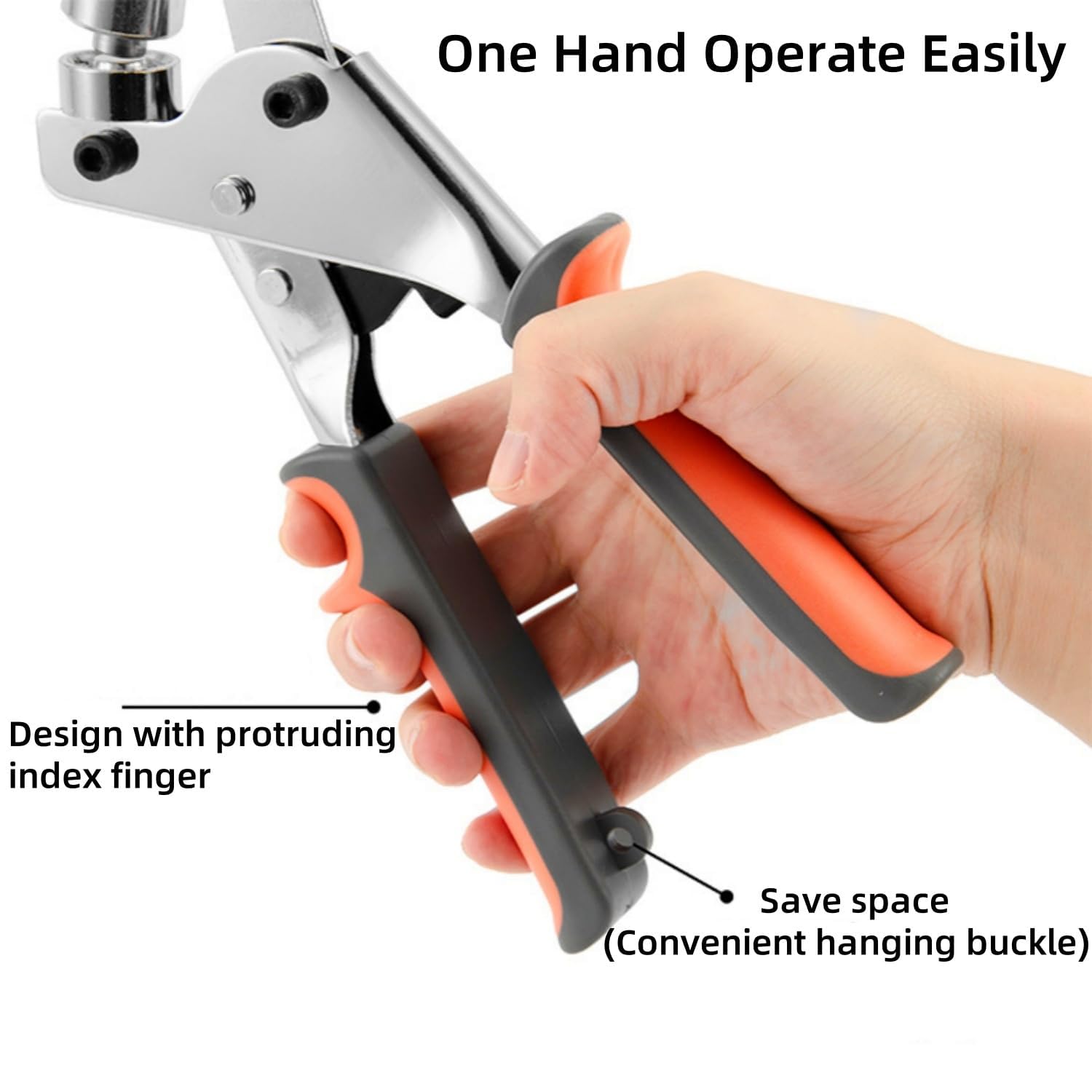 Kit d'outils pour œillets, 10 mm, pince à œillets en métal, outil de perforation pour bâches en cuir, sacs en papier, PVC, avec 300 œillets en aluminium