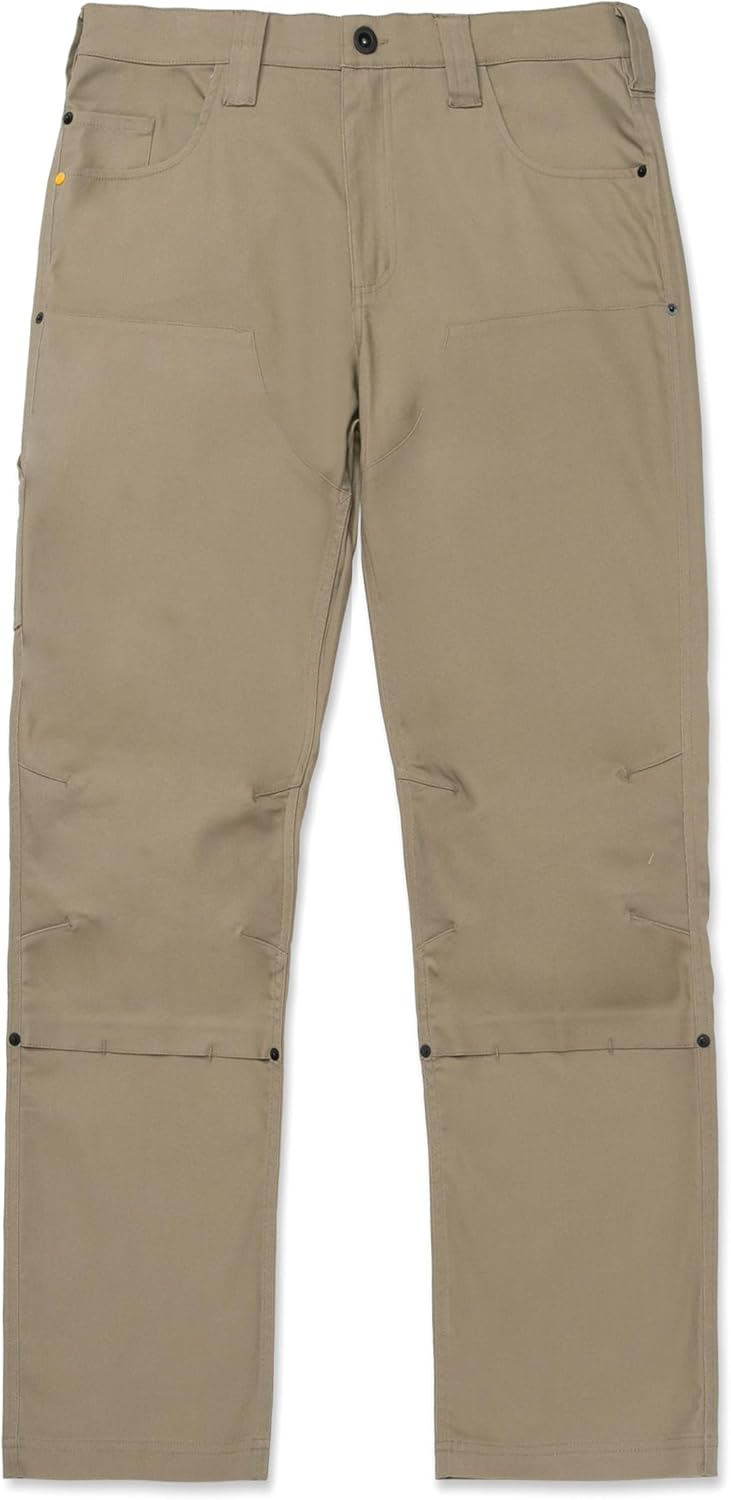 CAT Workwear Men's Caterpillar Double Front Stretch Canvas Pant Straight Fit