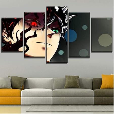 Amazon Com Posters Prints 5 Pieces Anime Black Clover Picture Canvas Wall Art Hd Painting Home Decoration Size 2 Frameless Posters Prints Amazon Com Posters Prints 5 Pieces Anime Black Clover Picture Canvas Wall Art Hd Painting Home Decoration Size 2 Frameless Posters Prints
