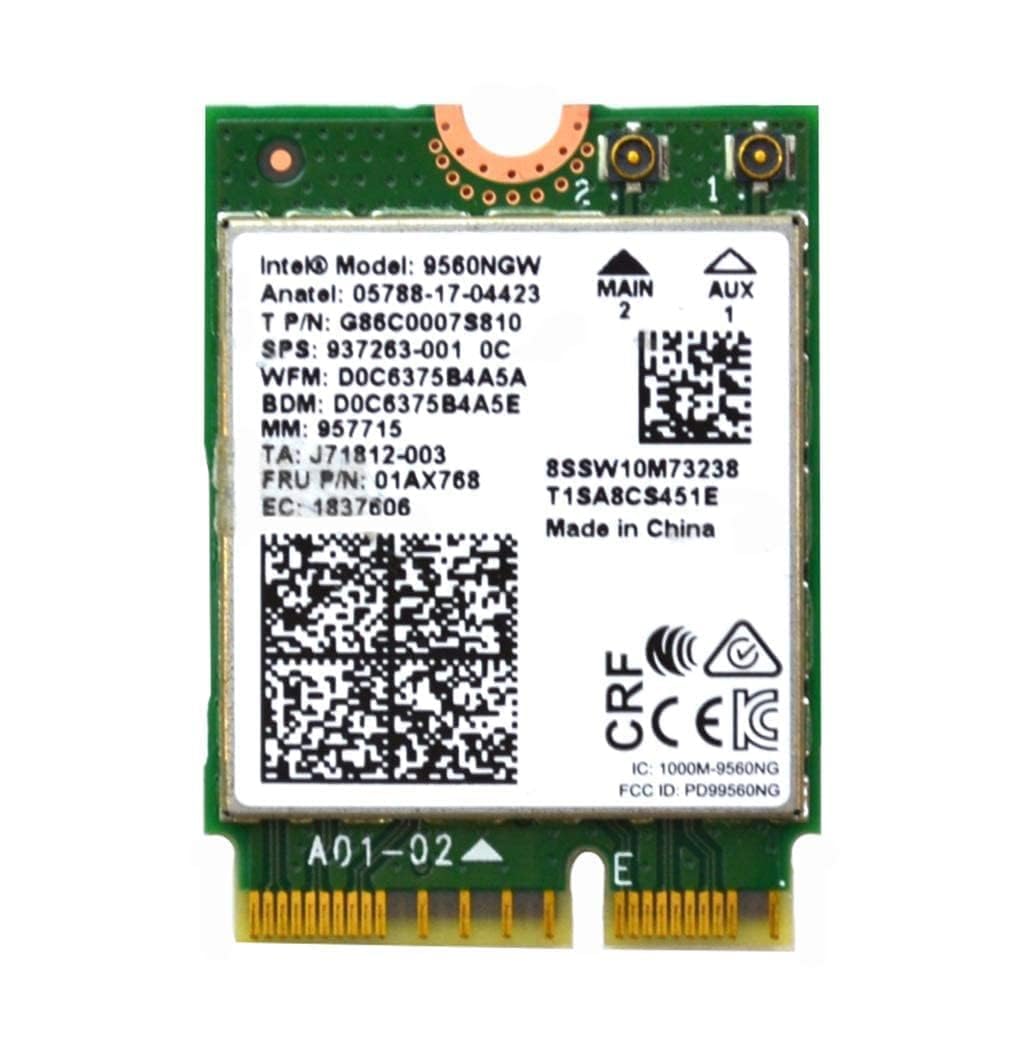 WiFi-Card-Intel 9560NGW Wireless-AC 9560 802.11AC WLAN PCI-Express Bluetooth 5.1 WiFi Card G86C0007S810 No vPro-picture-31