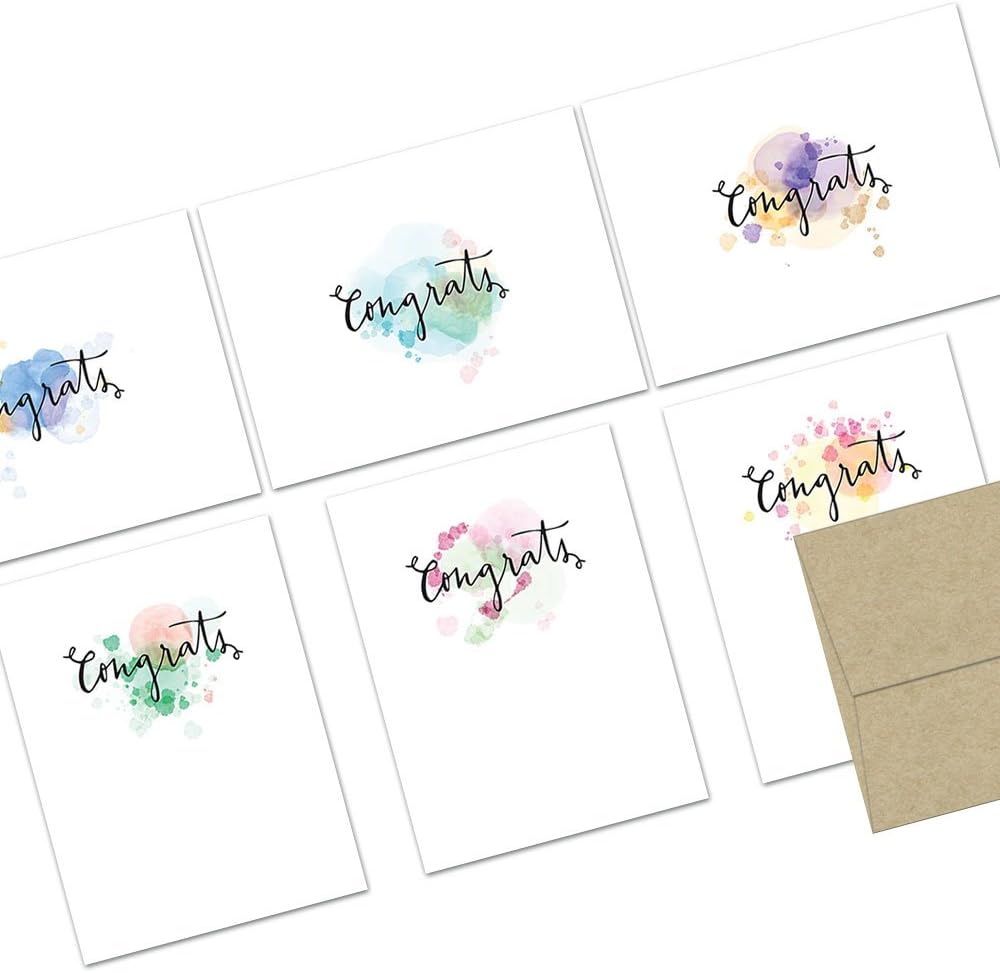 Note Card Cafe Congratulations Cards with Kraft Kraft