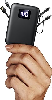 モバイルバッテリー 大容量 【2025革新モデル・誕生!充電の達人】 45800mAh 最大2.4A出力 6台同時充電可能 LCD残量表示 ケーブル内蔵 モバイルバッテリー 軽量 小型 タイプc 低電流対応 携帯充電器 iPhone iPad//Android各種スマホ対応 持ち運び便利 PSE認証済み/安全回路保護 旅行/出張/アウトドア/キャンプ/防災対策 power bank