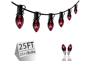 C7 Halloween Dark Purple String Lights: Unleash the Spooky Glow