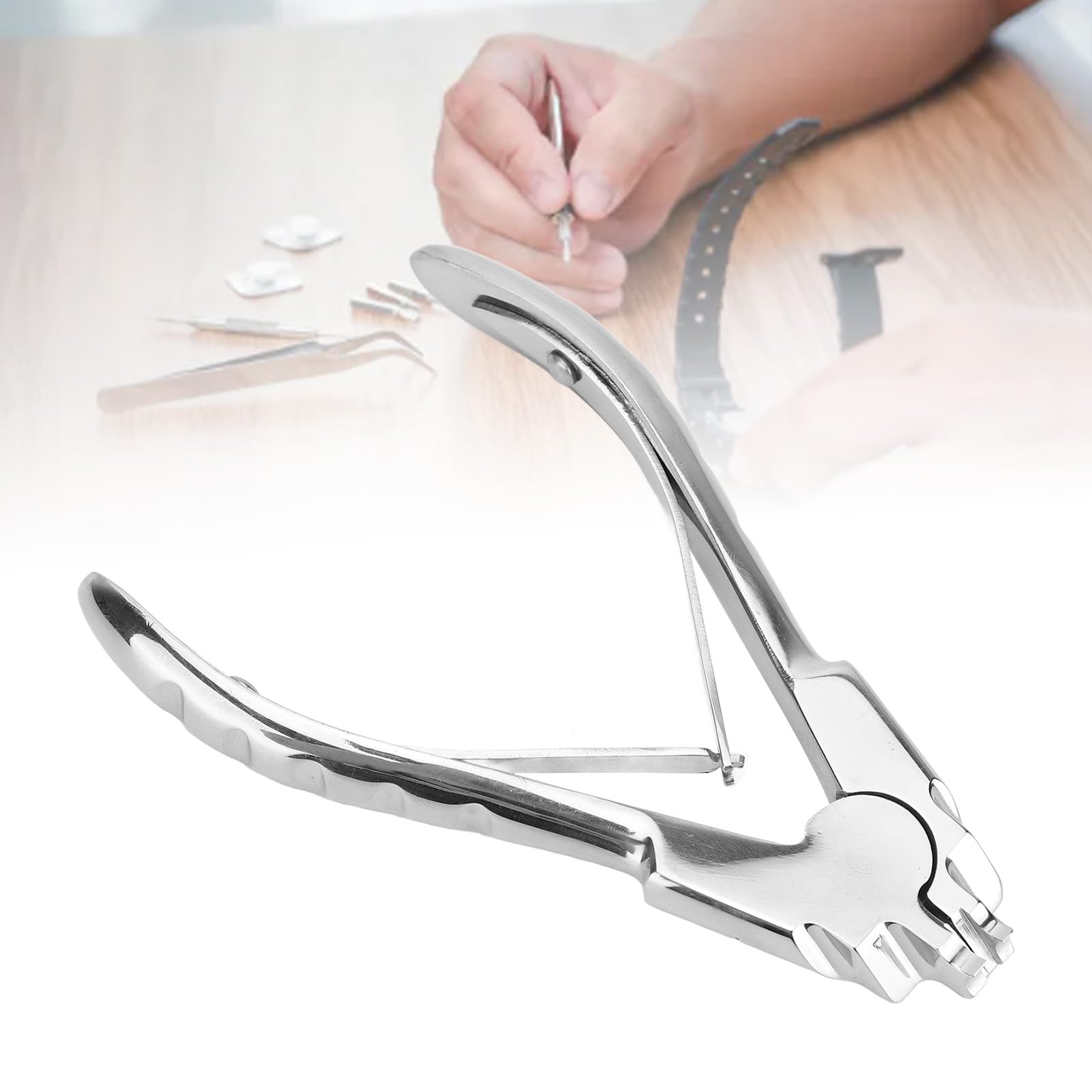 Pince de Retrait de Bracelet de Montre, Outil Professionnel de Retrait de Bracelet pour Bricolage Réparation à Domicile en Acier Inoxydable 1 unité