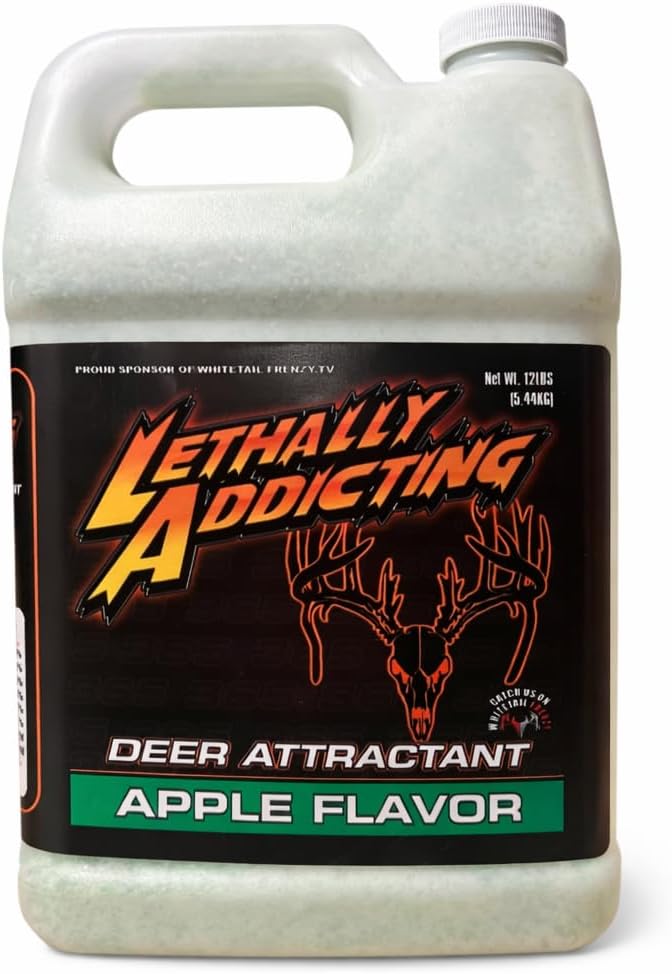 Deer Mineral & Attractant – 12lb 1-Year Supply Jug – Trophy Whitetail Attractor for Trail Cameras, Hunting Sites & Mineral Licks | USA Made (Sweet Acorn Flavored Deer Attractant)